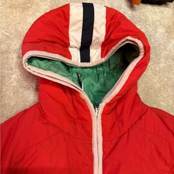 Bogner Jacket and pants reversible green and red sz 4 Bonus: pants bogner sz 2 - Picture 7 of 9